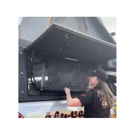 Moustiquaire d'ouverture latérale hardtop canopy camper Toyota HZJ79 SC Alu-Cab